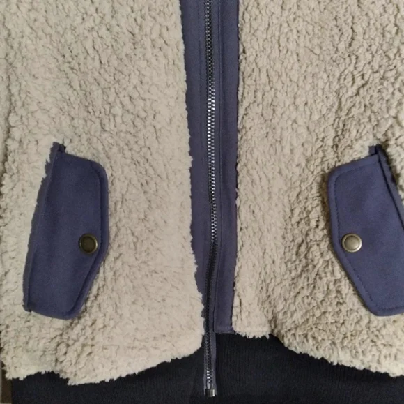 Marrakech Sherpa Bomber Teddy Jacket Anthropologie Fleece Coat - Picture 7 of 10
